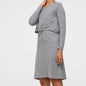 H&M mama grey nursing dress